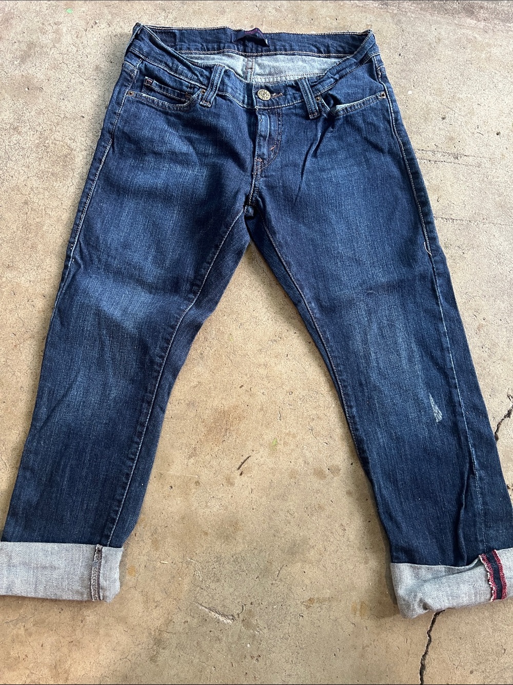 Levi's Slim Straight Dark Blue Denim Jeans